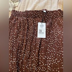 Polka dot Long skirt- NWT